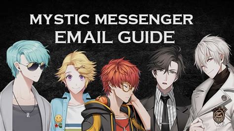 mystic messenger answers email|mystic messenger all emails.